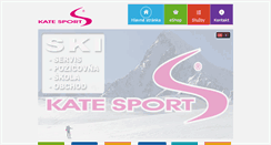 Desktop Screenshot of katesport.sk